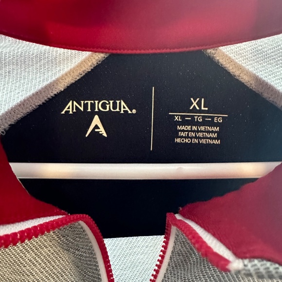 Antigua Patriots Zip up Long Sleeve - Picture 4 of 4